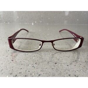 Rochelle Gagnon RG361 Italy Eyeglasses Frames ONLY 50-18-135 Col. Merlot red